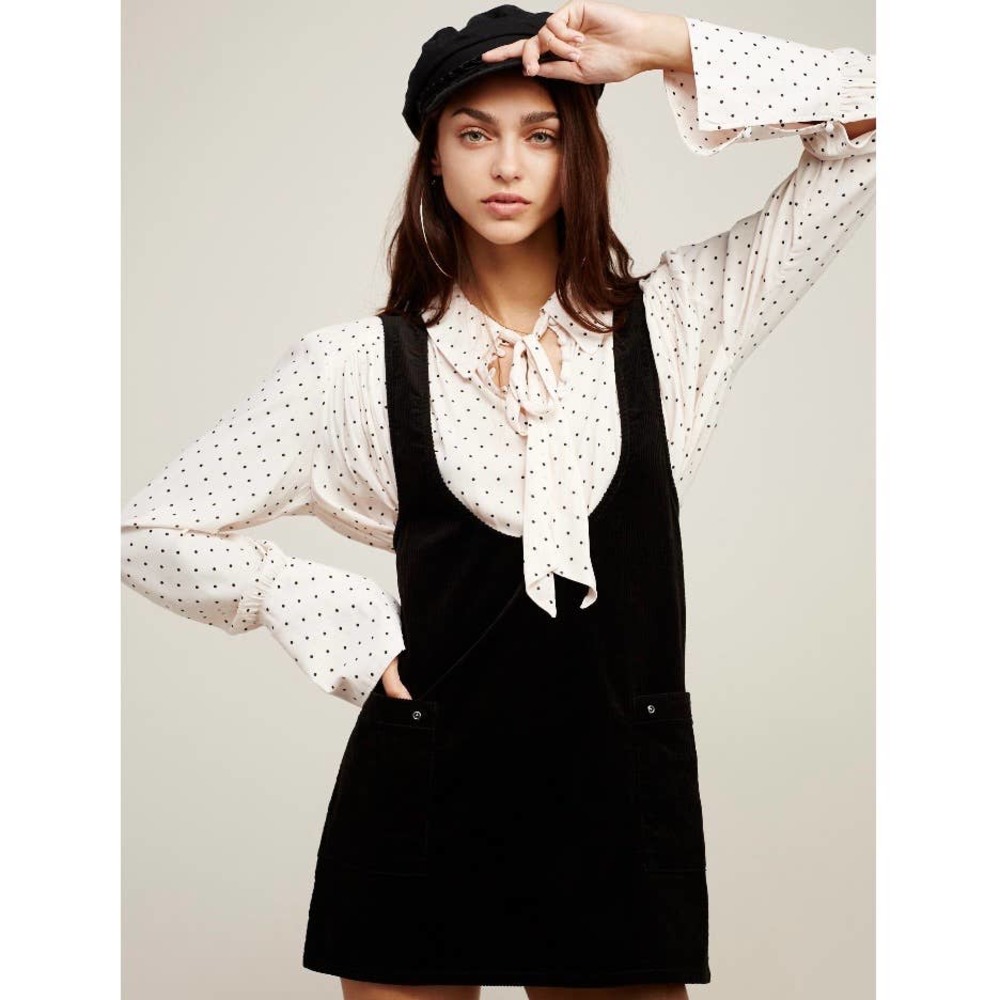 Free People Black Mini Dress